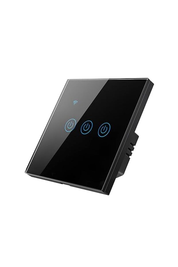 WiFi Smart Wall Light Switch, No Neutral Wire Required, No Hub Required, Compatible with Google Home