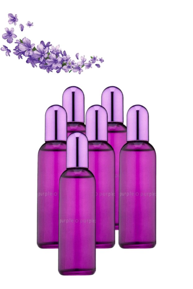6 قطع عطر بنفسجي 100 مل