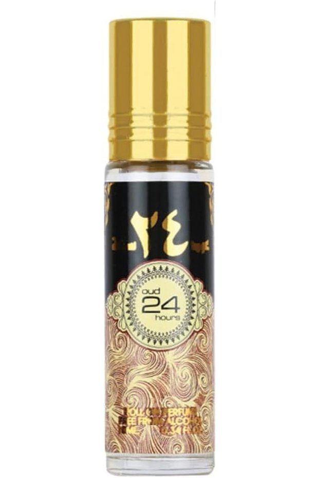 Oud 24 Hours Roll On Perfume 10 ml in Glossy Box