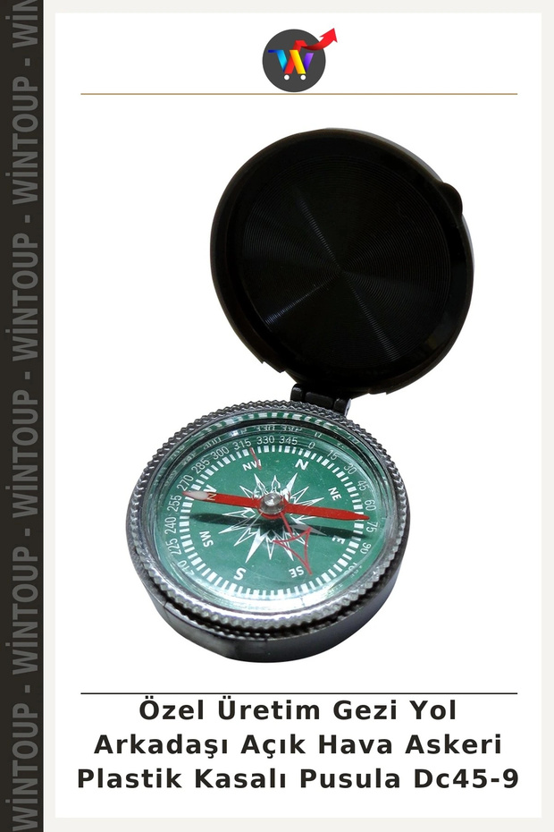 Custom-Made Travel Companion Outdoor Military Plastic-Cased Compass DC45-9
