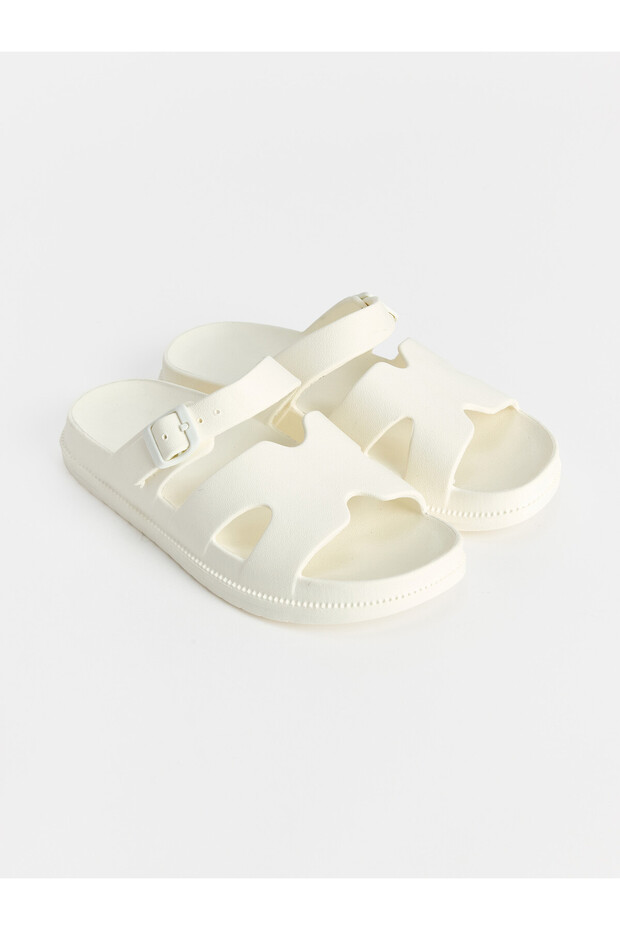 LCW STEPS Ecru Women's Slippers—The ALITA CITY Way