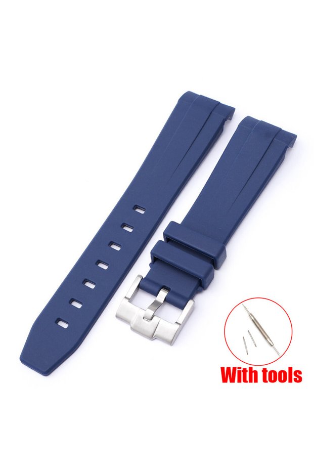 20mm Royal Curved Interface Rubber Strap Suitable for Omega X S-watch Joint MoonSwatch 20mm Men Wome