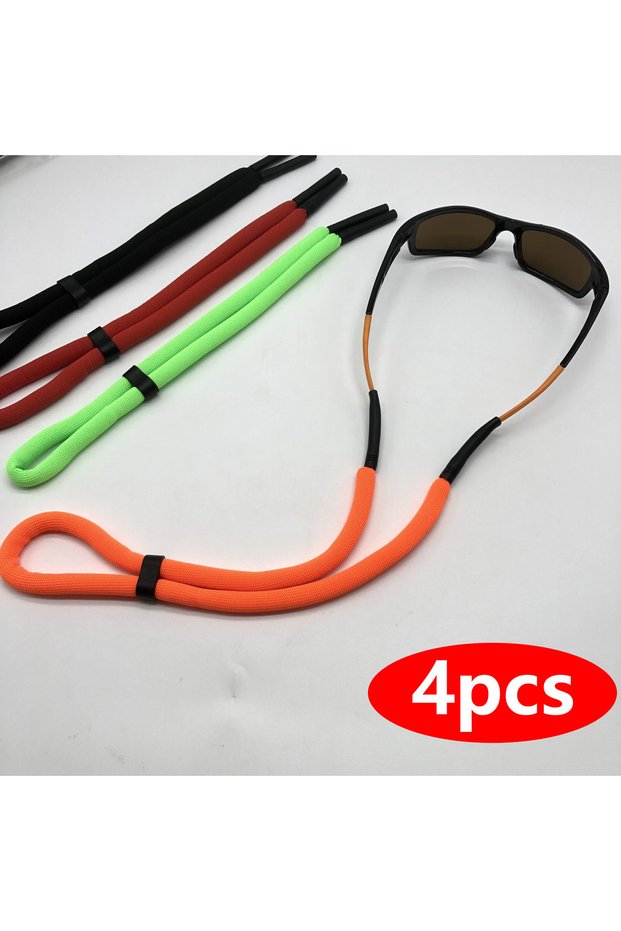 4pcs 4PCS Adjustable Sports Glasses Strap Women Anti-Slip Floating Cord Rope Holder Outdoor Water-Re