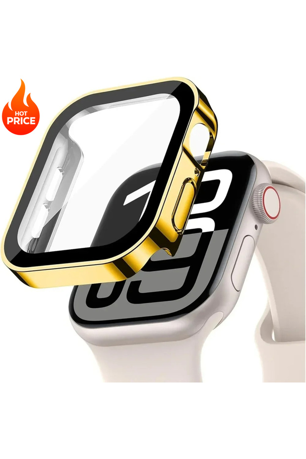 Series 654 SE 40MM Gold 17 Tempered Glass Cover for Apple Watch 10 46mm 42mm 45mm 40mm 44mm straight