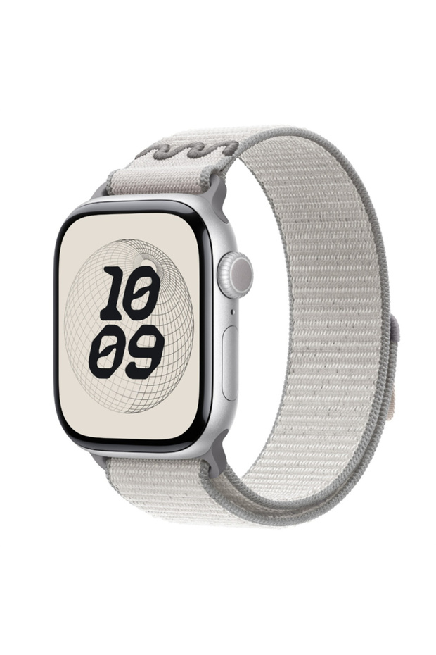 38-40-41-S11(10)42MM Veiled Grey Nylon Sport Strap for Apple Watch 46mm 42mm 49mm 45mm 41mm 44mm 40m