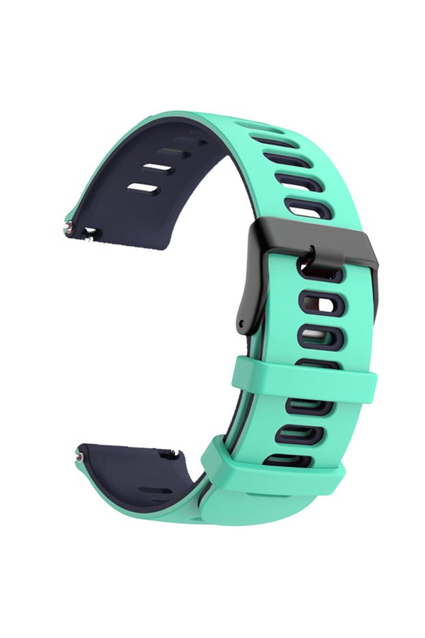 20mm Universal Teal Midnight Blue 20/22mm Official Strap For Garmin Forerunner 55 245 165 255 265 74