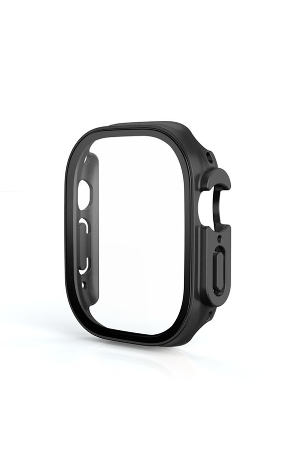 Ultra 2 49mm Official black 29 Glass+case For Apple Watch Ultra 2-3 case 49mm smartwatch PC Bumper+S