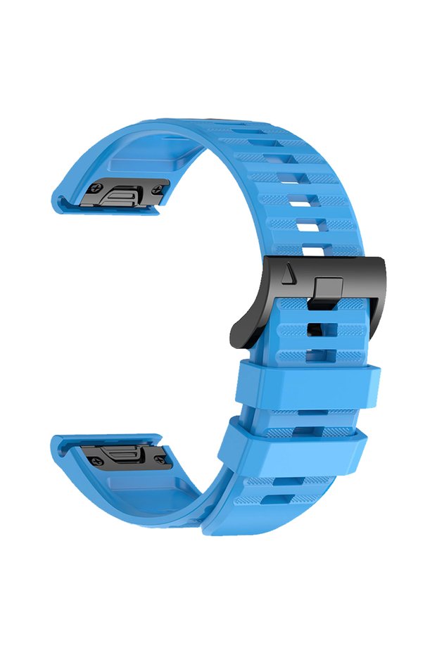 QuickFit 26mm Sky blue Quick Fit Fenix9 Official Band 22mm 26mm Sport Silicone Strap For Garmin Feni