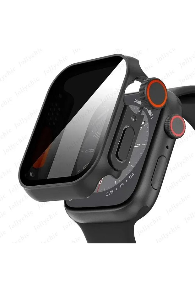 Series 456 SE44mm black Case For apple watch Apple Watch Series9/8/7/6/5/4 SE 44 45 41 40mm change t