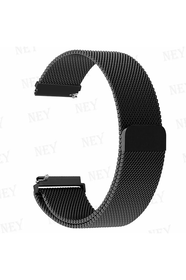 20MM watch band black 2 Milanese loop For Samsung Galaxy watch 6 5 4 Classic 20MM 22mm Metal bracele