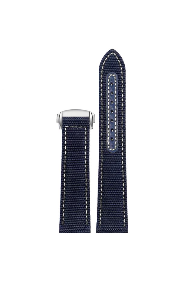 20mm blue white silver For Omega Seamaster 300 watch strap for Speedmaster AT150 for Snoopy 310.32 S