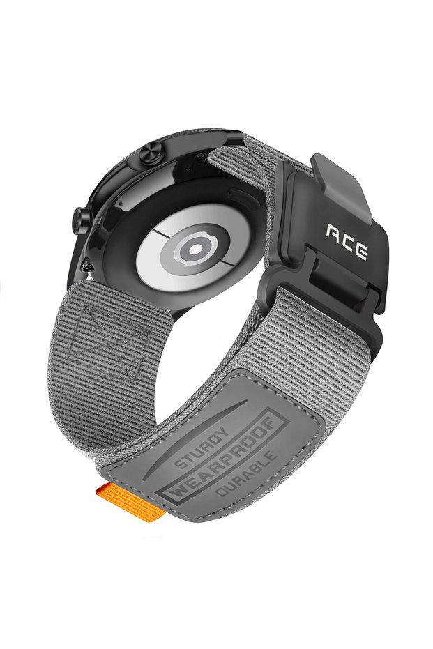 22MM Grey 22mm 20mm Magnetic Buckle Nylon Band for Samsung Galaxy Watch 7 6 5 4 40/44mm 6 Classic 43