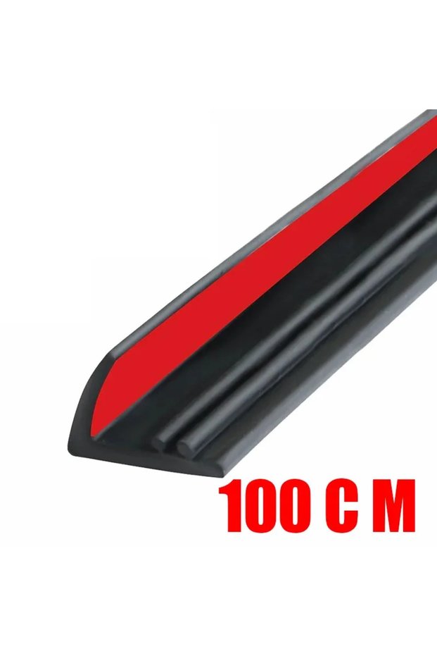 100CM Car Side Window Seal Strip Rubber Auto Window Gap Filler Protector Strips Noise Insulation 7-S