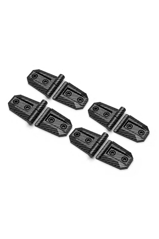 carbon fiber 4set Universal ABS Off-Road Car Exterior Hinge Trim Easy Installation For SUV Pickup Se