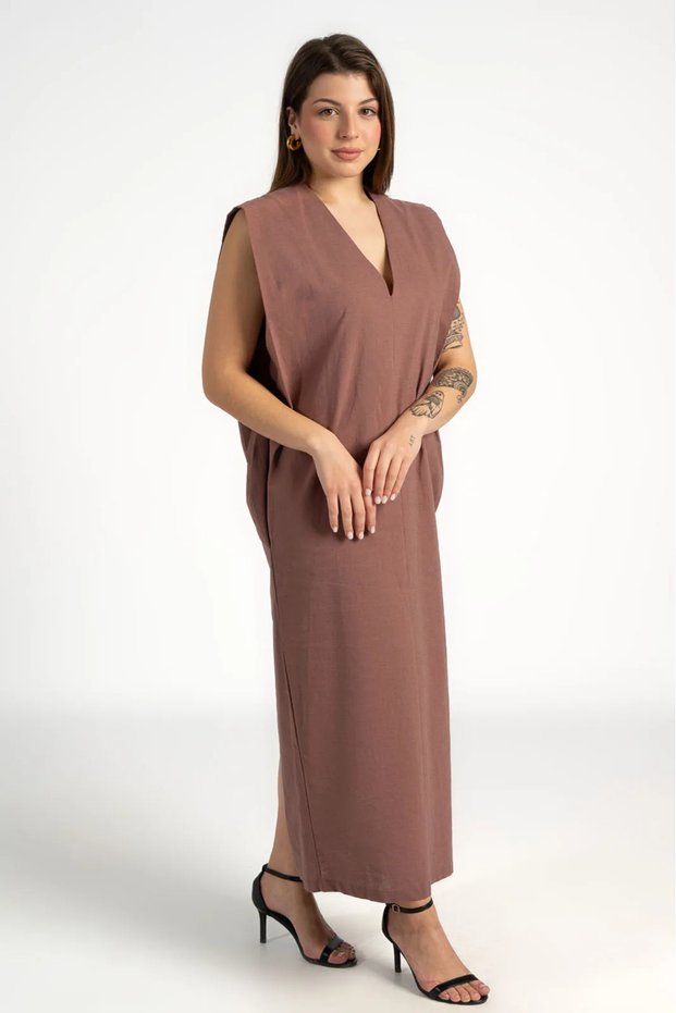 Φόρεμα Midi Structured Sleeve
