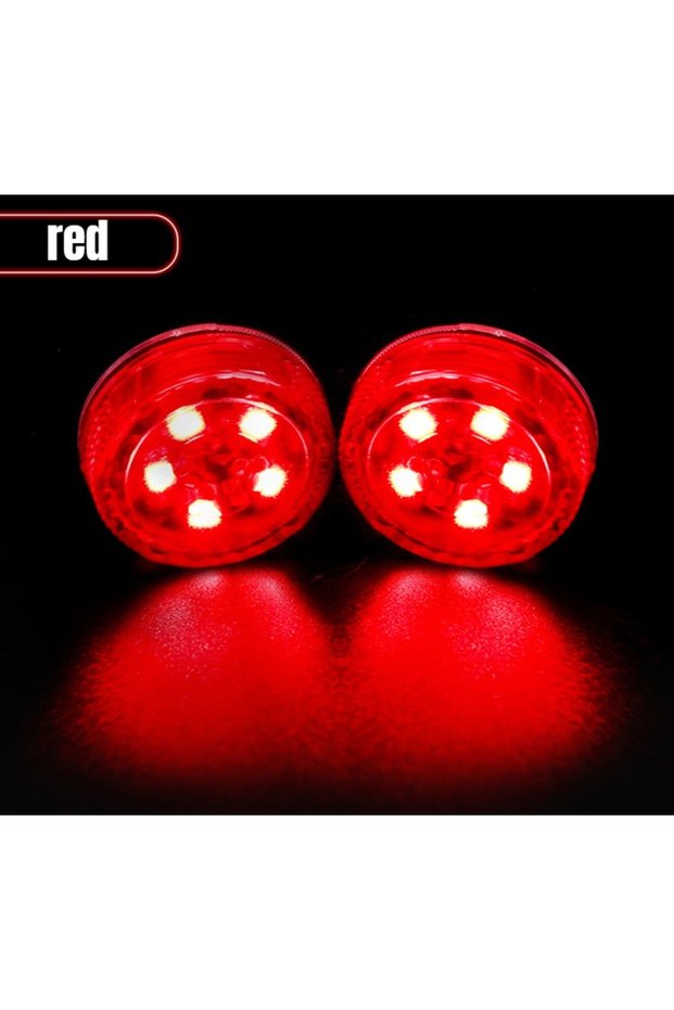 2pcs red 2pcs Magnetic Wireless 5LED Door Open Warning Anti-Collision Light for Hyundai IX35 IX45 IX