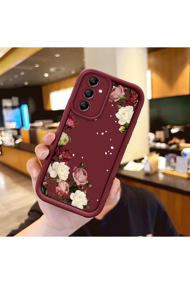 Samsung Galaxy A14 4G/5G-Compatible Case with a Vibrant Floral Bouquet Print, Comfortable Grip, and Lightweight Design