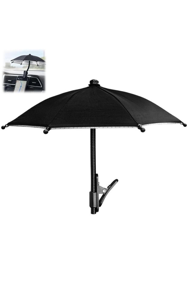 1pcs Mini Phone Sunshade Umbrella Sun Glare Shade Adjustable Phone Sunshade with Clip for Motorcycl