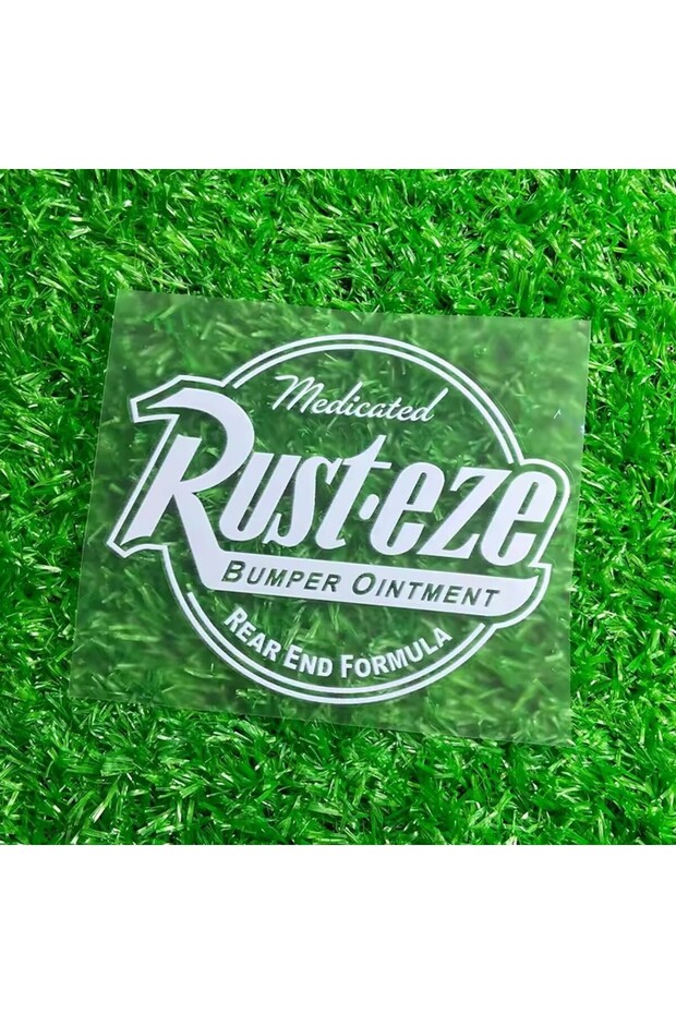 White-MTTZ025 1PCS Creative RUSTEZE Car Sticker Motorbike Fuel Tank Vinyl PVC Motorcycle Waterproof