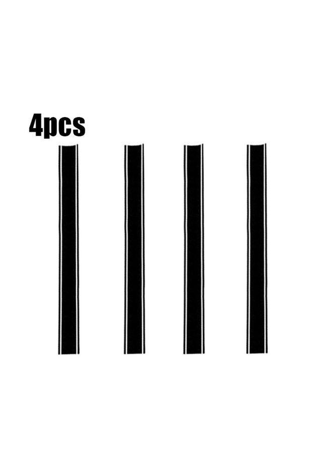 4pcs black Motorcycle Sticker Tank Fairing Cowl Stripes Pinstripe Vinyl Racing Decal Sticker Unique