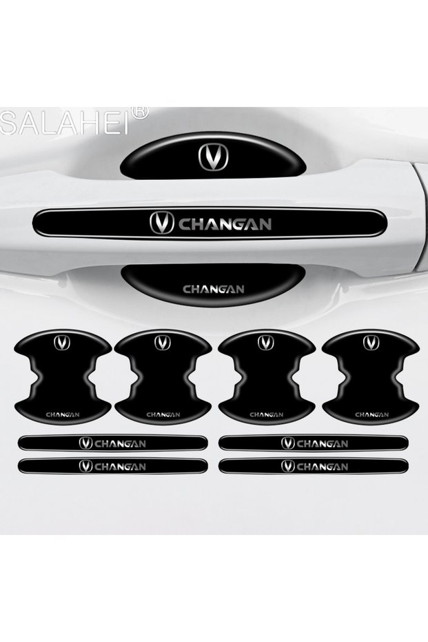 8PCS 8PCS Car Door Handle Sticker Car Door Bowl Handle Protector For Changan CS75 CS35 Plus CS15 CS9
