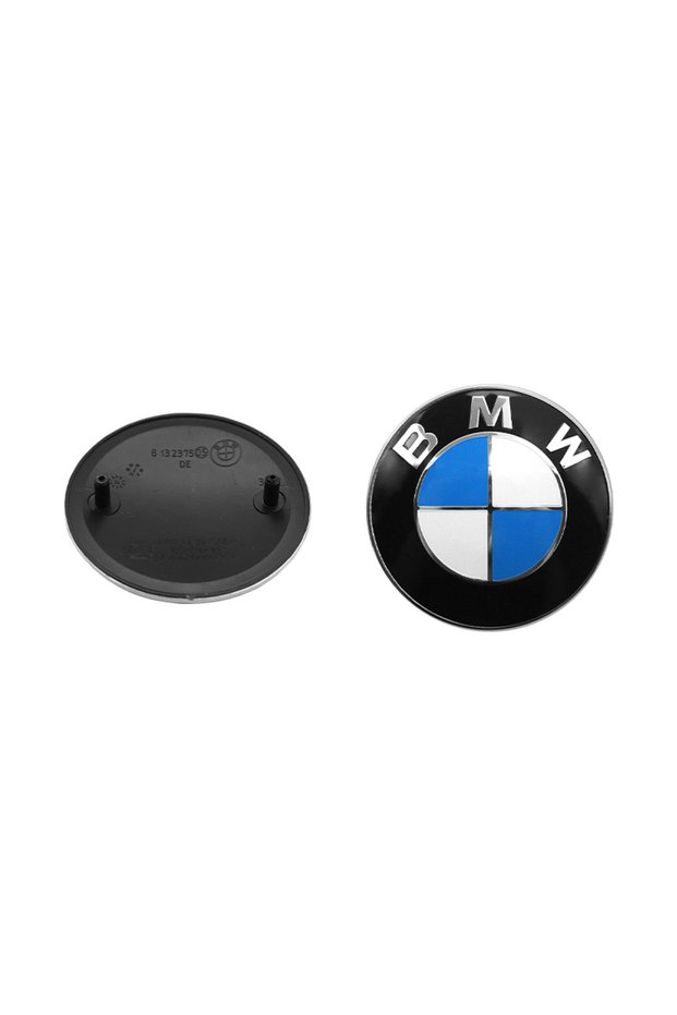 82mm 1pc Blue White Car Front Bonnet Logo Trunk Cover Badge 74mm 82mm For BMW M Power I3 G08 E34 F94