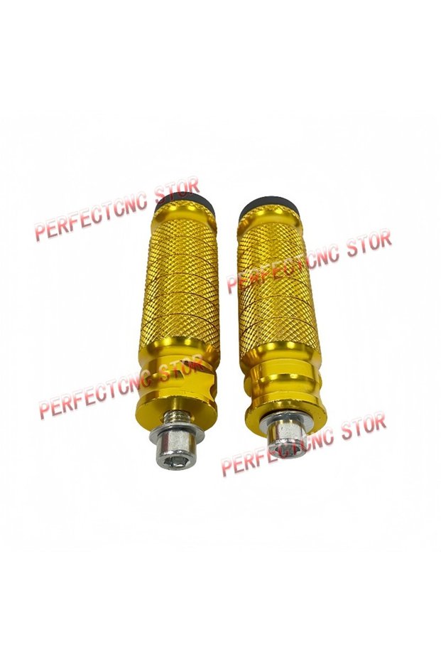 Gold One Pair Motocycle Aluminum Rearset Footrests Foot Rest Foot Pegs Pedal for Yamaha Fit Modified