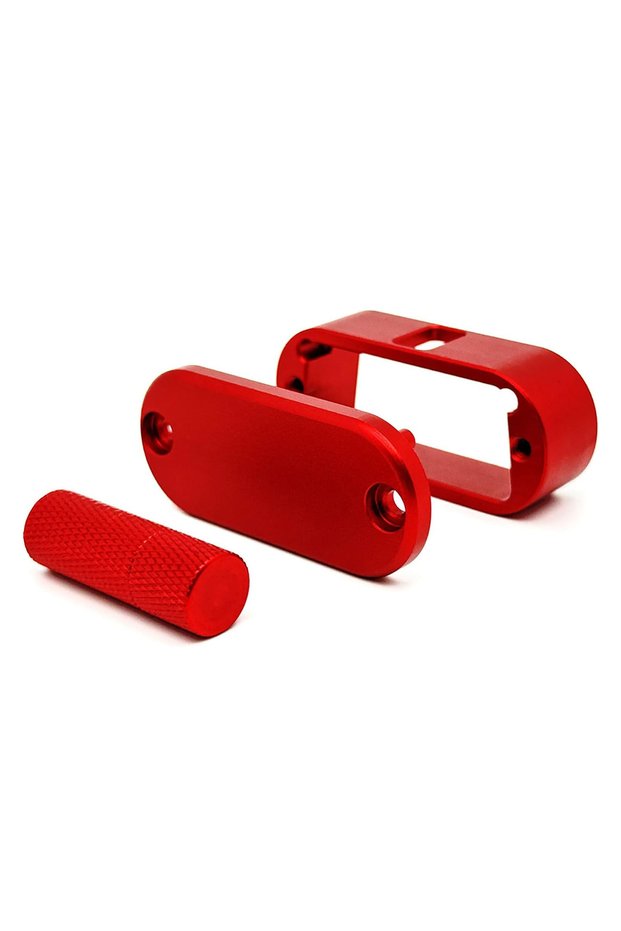 Red JUTA OBD2 Lock Security Anti-theft Tool OBD Block Access To OBD Connector Aluminum Alloy Materia