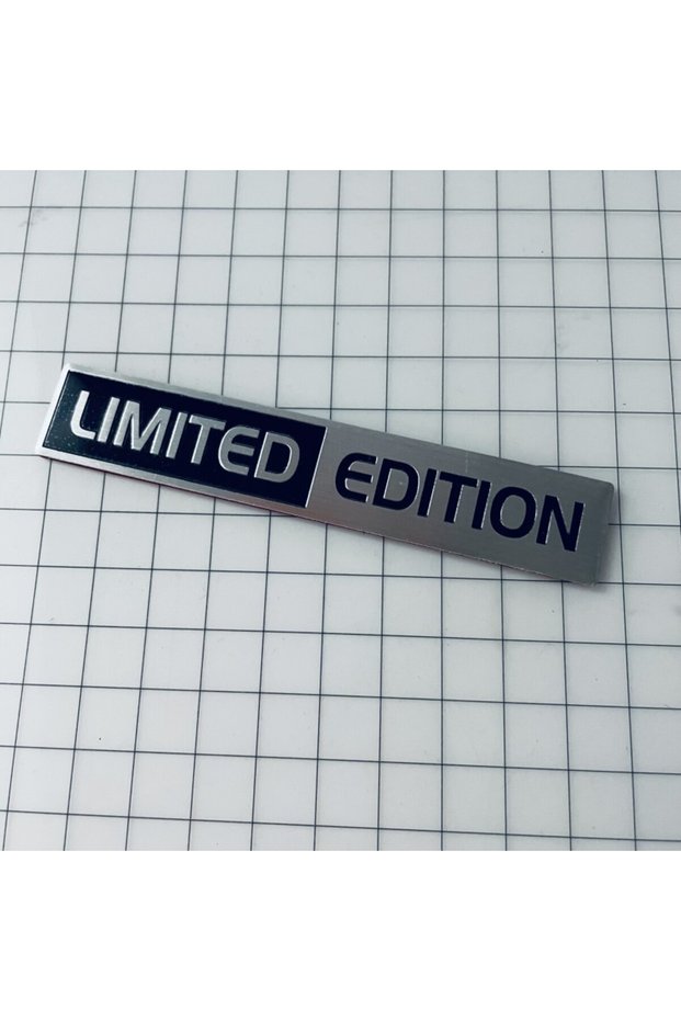 Limited-Left-MTTZ049 3D Metal Aluminium Silver Black Logo LIMITED EDITION Emblem Car Fender Badge Tr