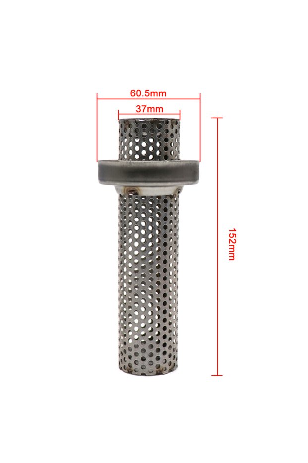 60.5mm long ZSDTRP 50.8mm 60.5mm Motorcycle Exhaust Silencer Muffler Escape Moto Metal DB Killer