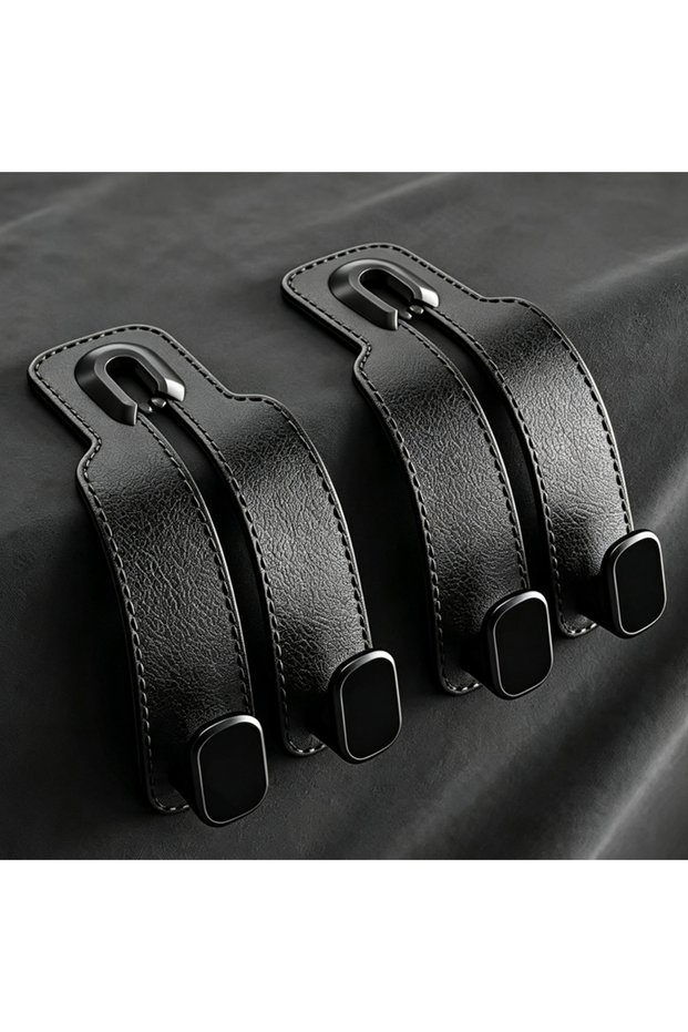 A 2pcs Car Seat Back Hook Universal Car Headrest Hanger Storage Holder For Bag Purse Handbag Grocery