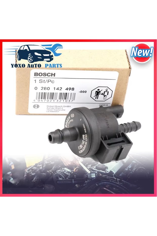 0280142498 AG9N-9C915-AA For Ford Solenoid Valve Electromagnetic Valve 2-Pins Exhaust High Accuracy