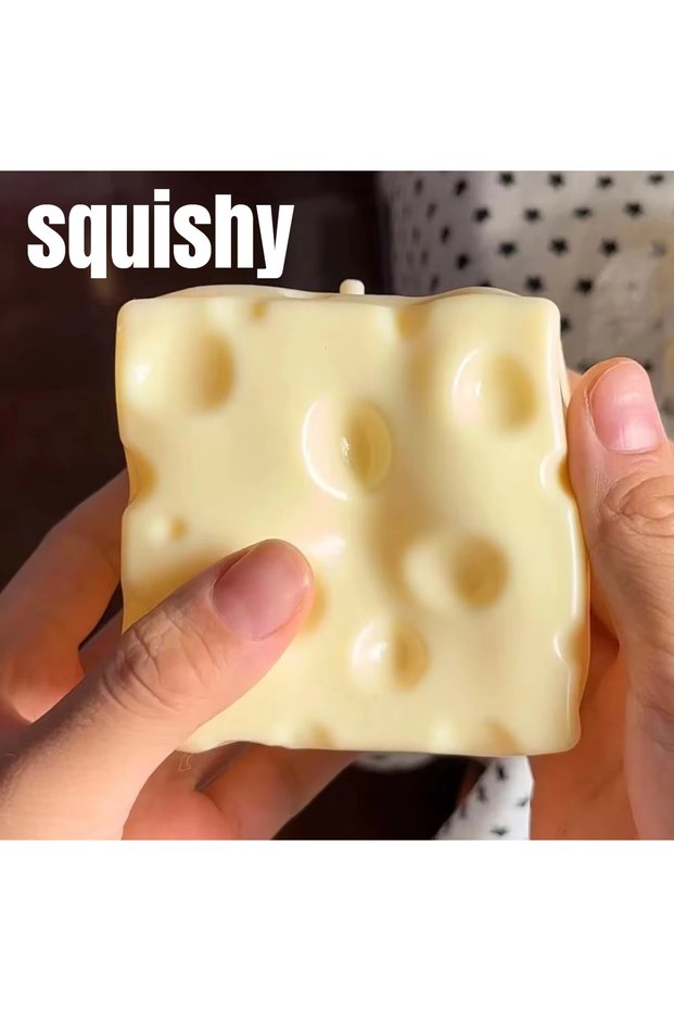 BV A Whole Table Full of Vaseline-style Squishy Cubes, Vivid Petroleum Jelly Block Appearance, Super