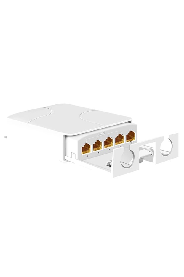 5Port--1000Mbps 5 Port Waterproof PoE Extender 4 Port Repeater 100/1000Mbps Outdoor Networ