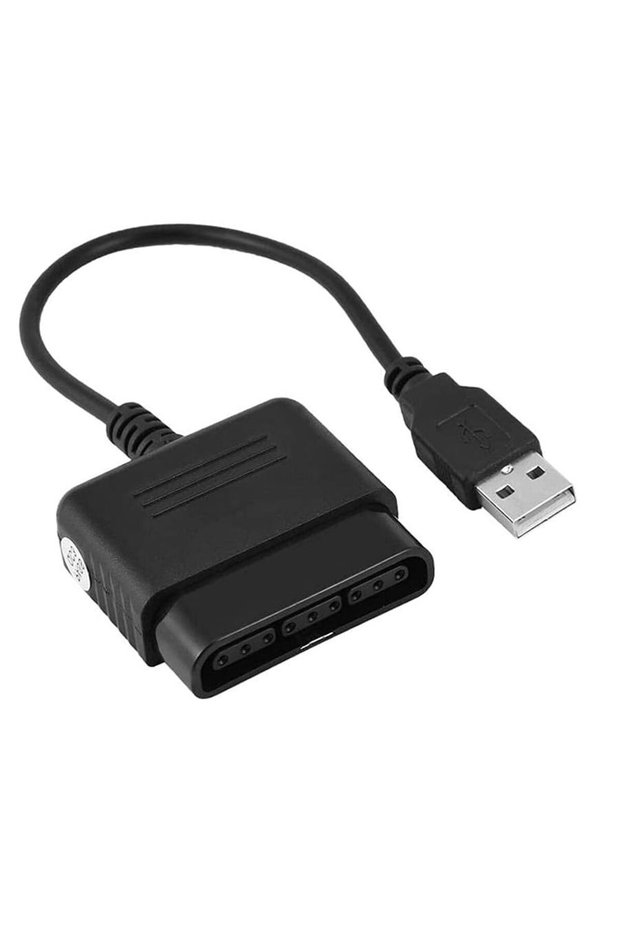 USB-to-PS2 adapter for converting PlayStation 1 and 2 controllers to USB