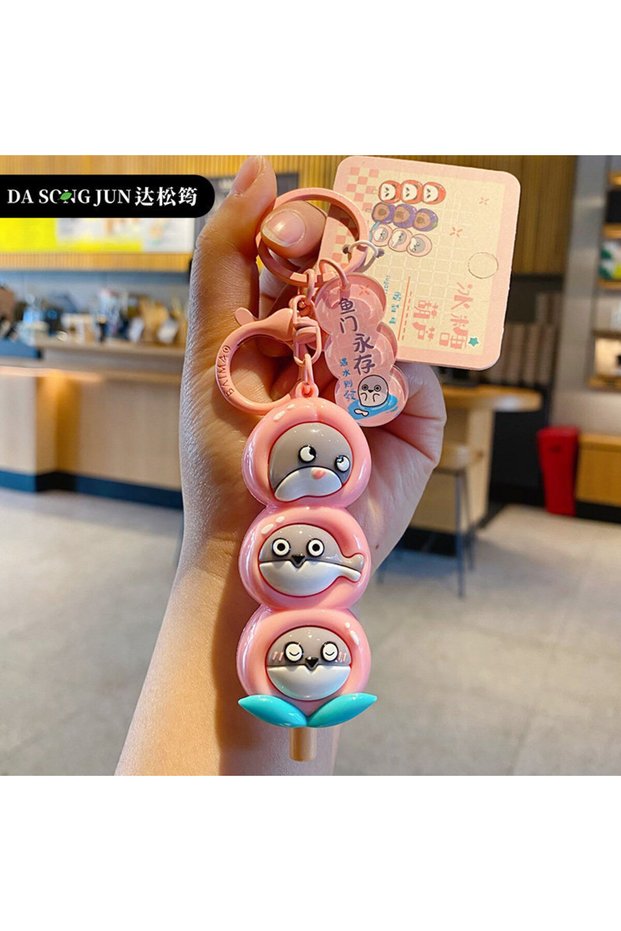 Original Capibala Shake Decompression Desktop Ornaments Female Creative Doll Plush Keychain