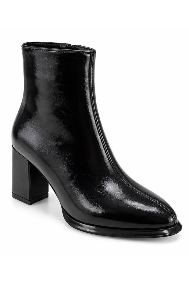 Tb 100 Women's Zip-Up Boots with 7.5 cm Thick Heels