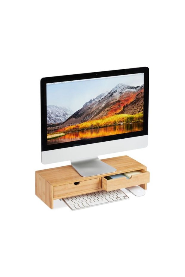 Monitor Stand Bamboo