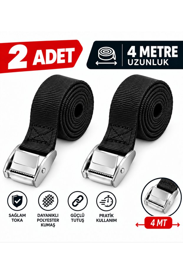 Clamp-Type Tensioning, 4 meters (2 pieces)