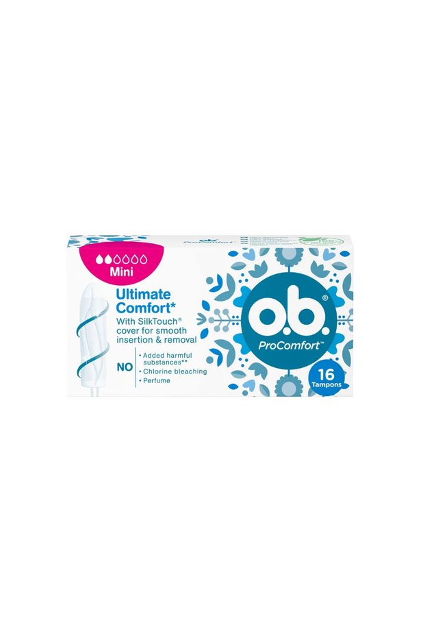 Johnson's OB Digital Pro Comfort Mini Tampons 16s