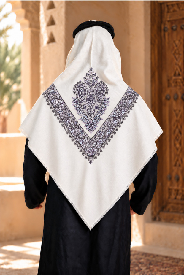 Men's Winter Cashmere Shawl 100% Wool