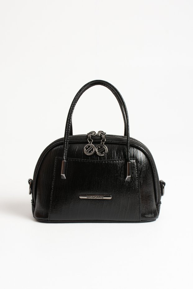 Luna Women's Mini Adjustable Strap, Zipper-Closure, Stylish Hand and Shoulder Bag by Lezard