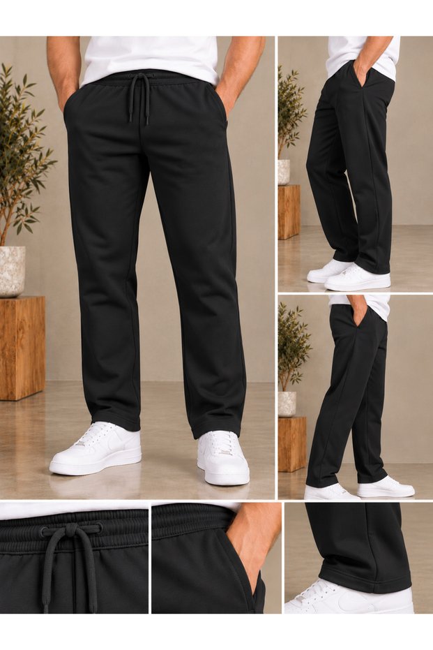 3-Thread Brushed Inside Shardone Sweatpants, Baggy Fit