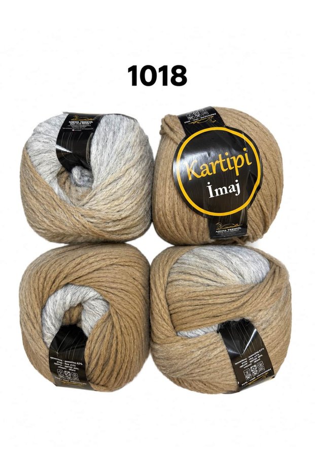 Asena Kramer Hand-Knitting Yarn, 4-Pack (4 × 100 g)