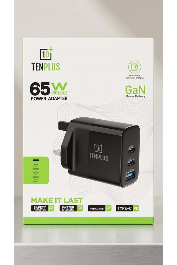 Ten plus wall charger fast with multiple options - 20w white
