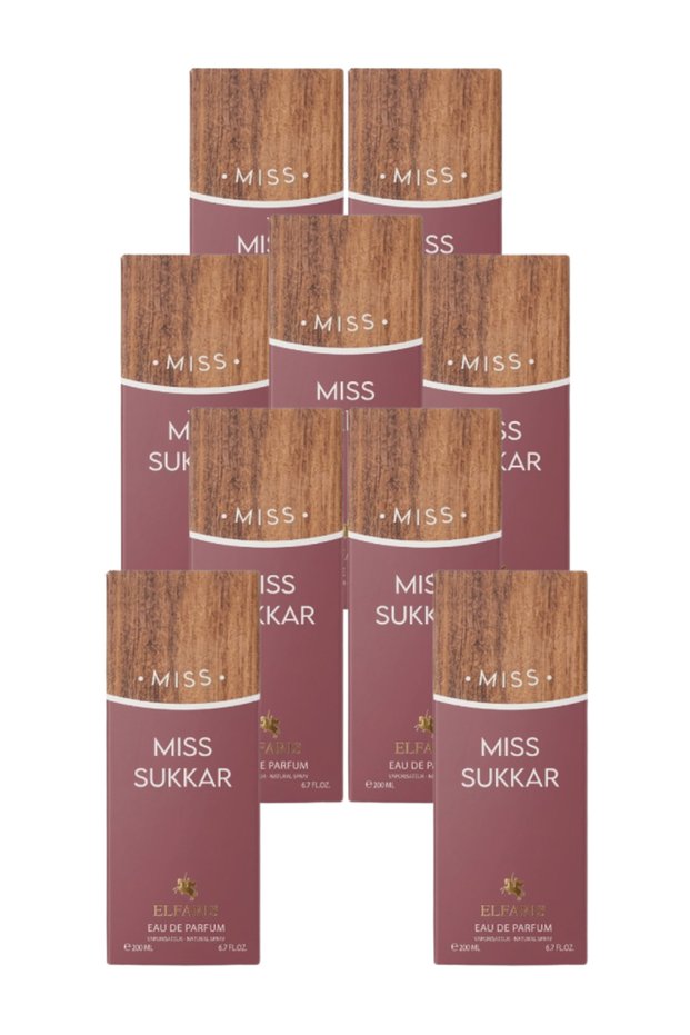 9 قطع من عطر « Miss Sukkar » سعة 100 مل