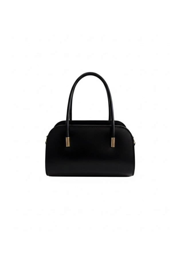 Elegant and Stylish Women's Mini Bag with Gold Detailing