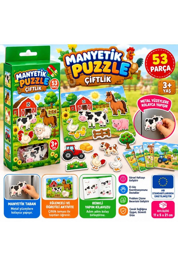 1345 Magnetic Farm Puzzle BZELDR05