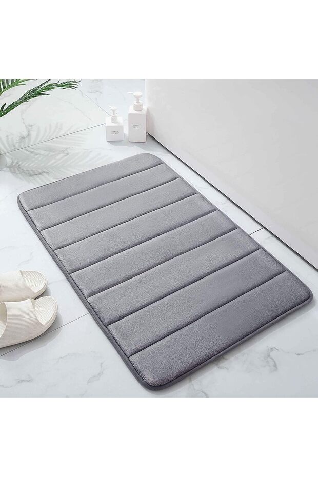 Bath Mat 2 Pack, 50x80cm Memory Foam Bathroom Mat Non Slip,Soft & Comfortable Bath Mat With Highly A