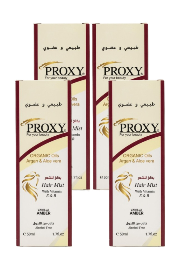4 قطع من عطر « Vanilla Amber Hair Mist » سعة 50 مل